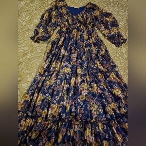 Ivy City Co Floral Long Sleeve Maxi Dress